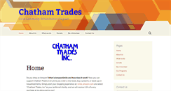 Desktop Screenshot of chathamtrades.org